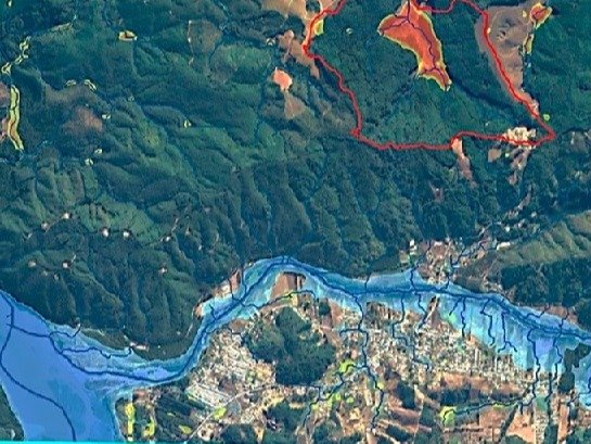 Áreas inundables Trehuaco